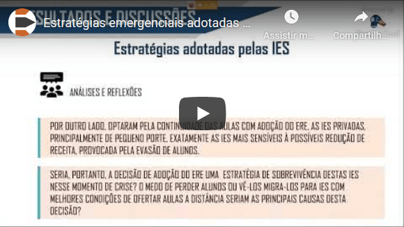 Leia mais sobre o artigo Estratégias emergenciais adotadas pelas IES brasileiras frente à pandemia do Covid-19: Veja os exemplos!!